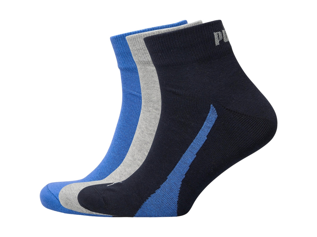Calcetines PUMA Lifestyle Quarter Negro/Gris para Hombre