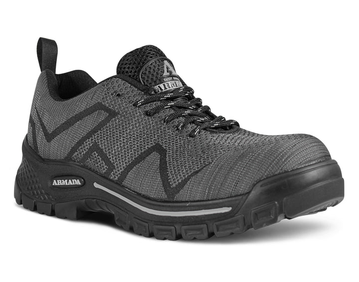 Tenis Armada 156 para hombre en color gris y negro con suela robusta y tejido transpirable.