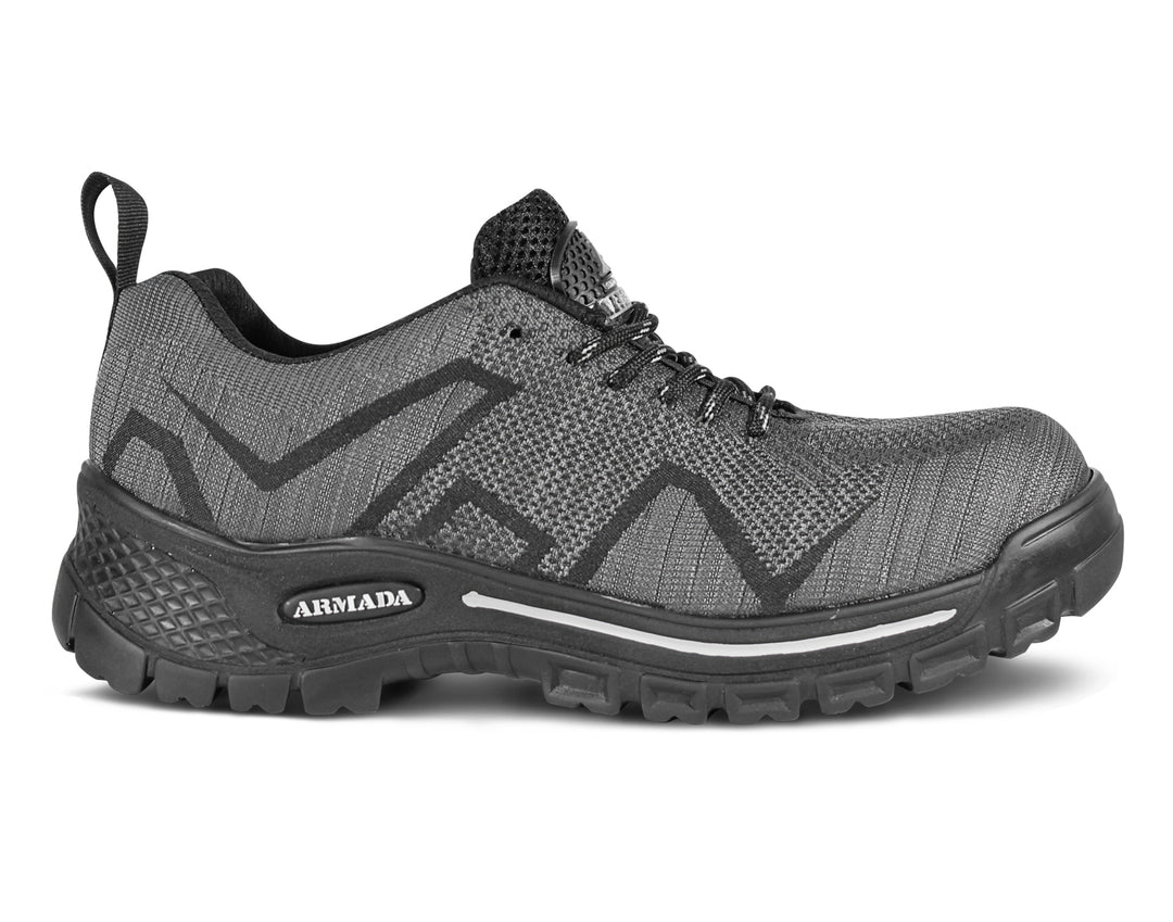 Tenis Armada 156 para hombre en color gris y negro con suela robusta y tejido transpirable.