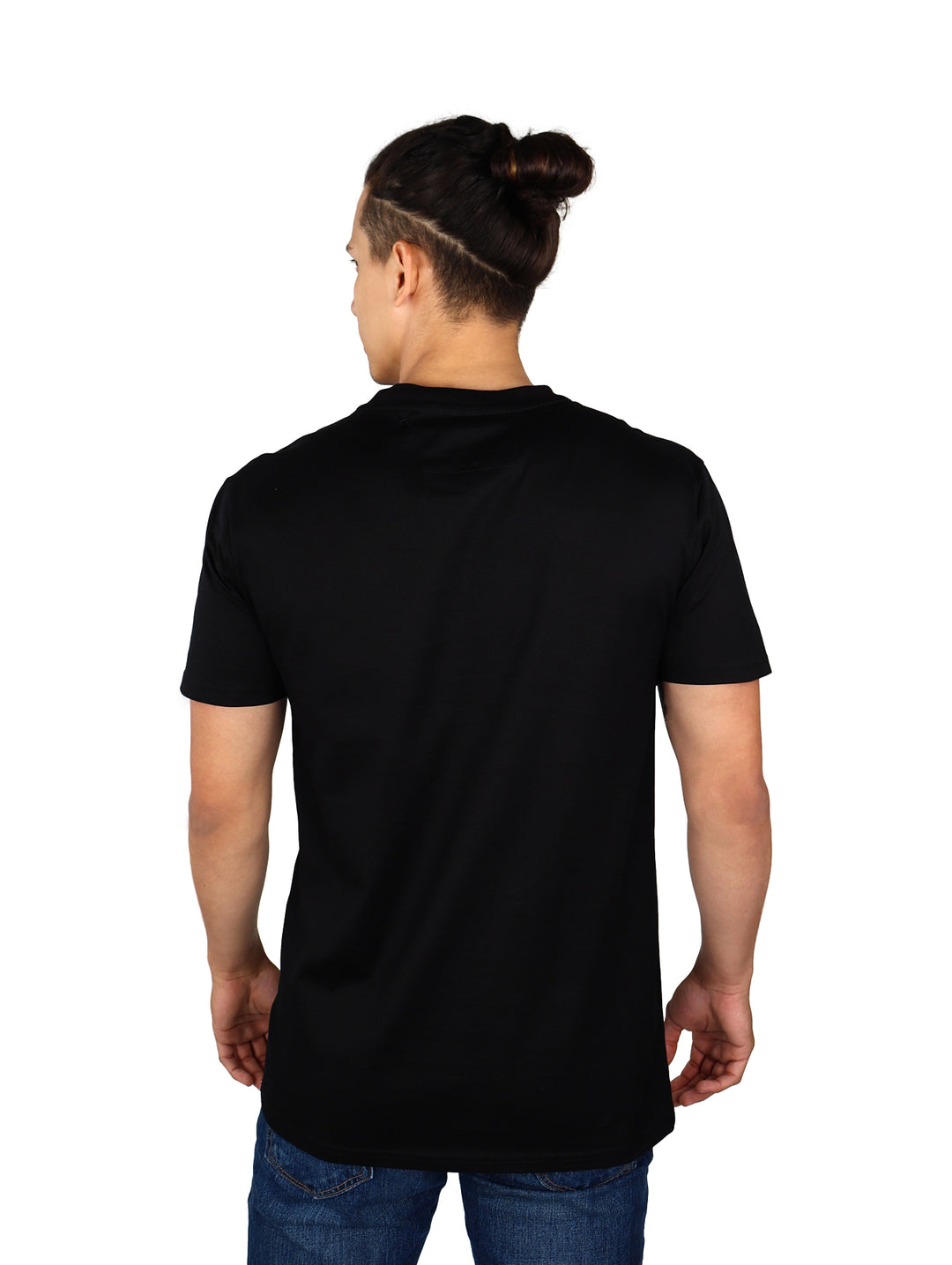 Playera Platini Manga Corta Negro para Hombre