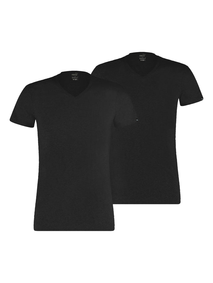 Pack 2 Playeras PUMA Basic Color Negro para Hombre