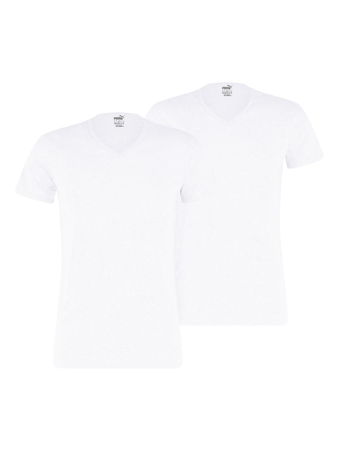Pack 2 Playeras PUMA Básicas Blancas para Hombre