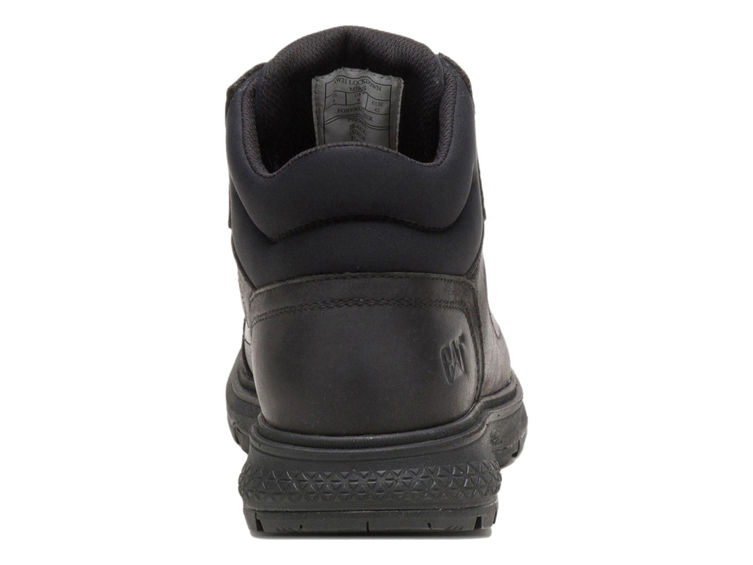 Botas Caterpillar de Piel Negro para Hombre