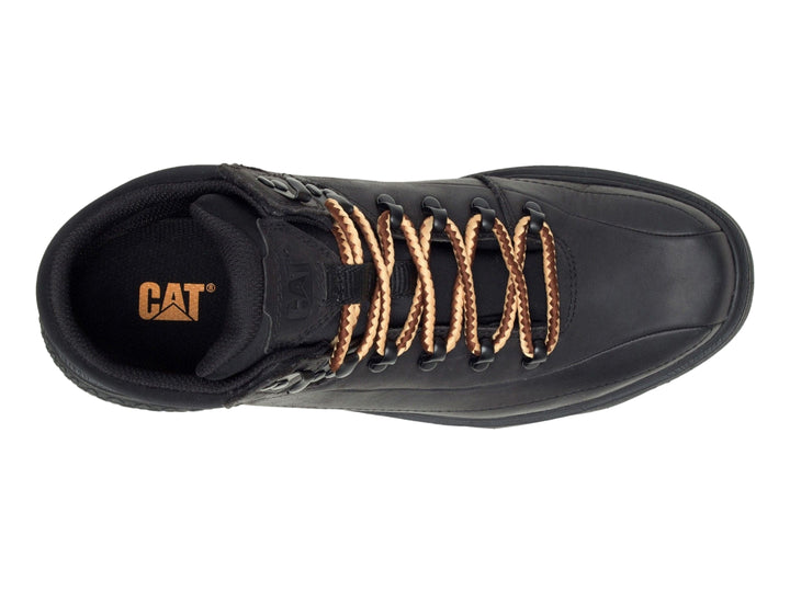 Botas Caterpillar de Piel Negro para Hombre
