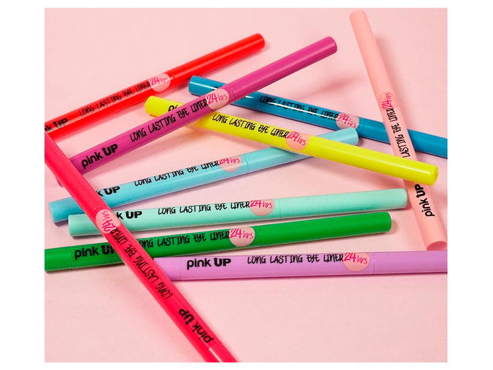 Delineador de Ojos Pink Up Long Lasting Rosa Pastel para Mujer