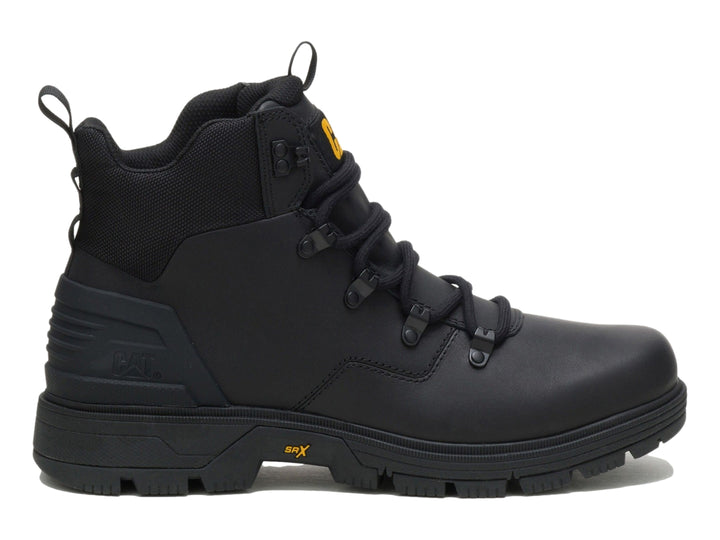 Bota de senderismo Caterpillar Leverage Hiker en color negro para hombre con suela robusta.