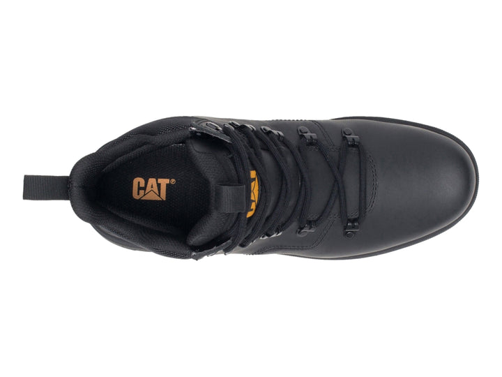 Bota de senderismo Caterpillar Leverage Hiker en color negro para hombre con suela robusta.