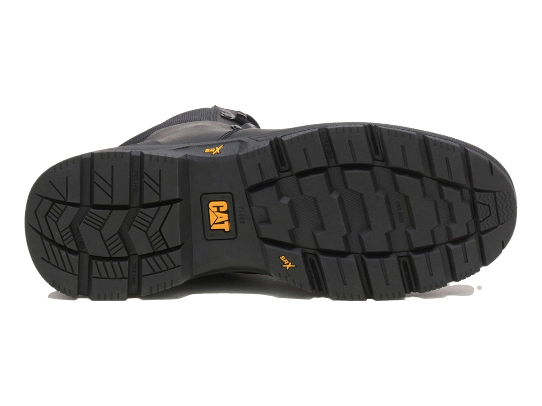 Bota de senderismo Caterpillar Leverage Hiker en color negro para hombre con suela robusta.