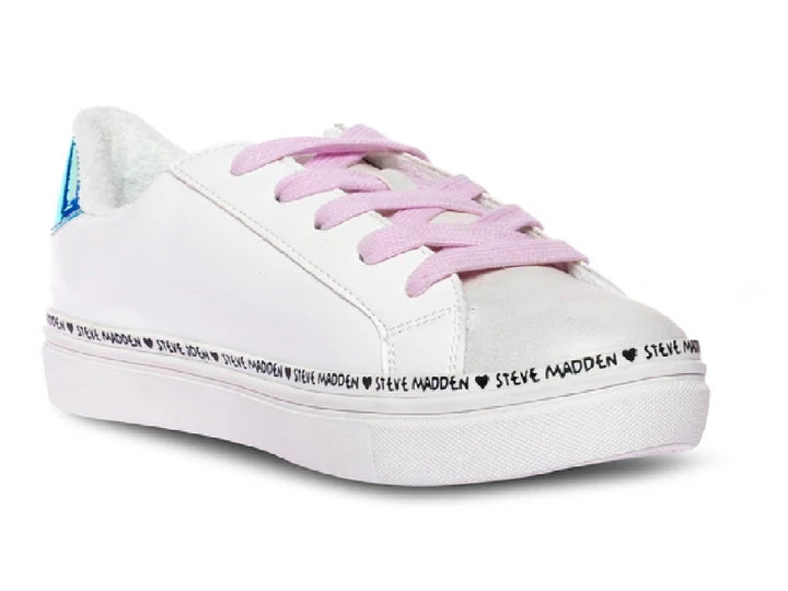 Tenis Steve Madden Jhones T Blancos para Niña