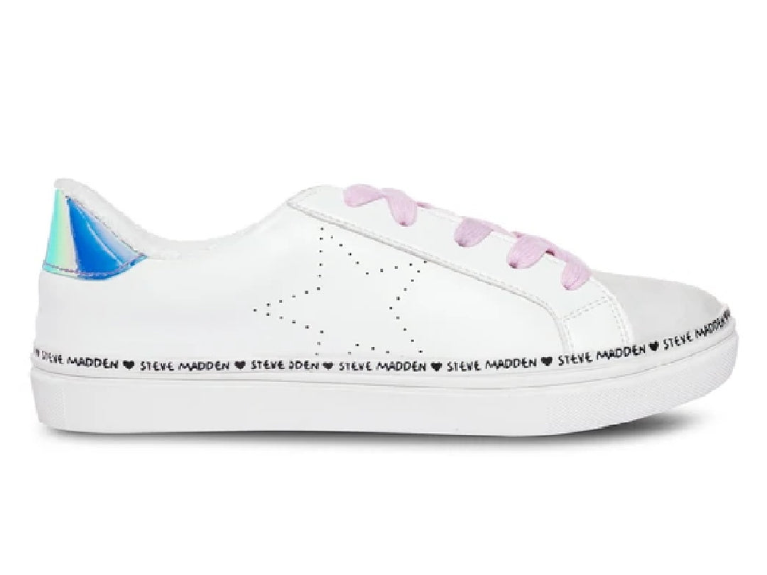 Tenis Steve Madden Jhones T Blancos para Niña