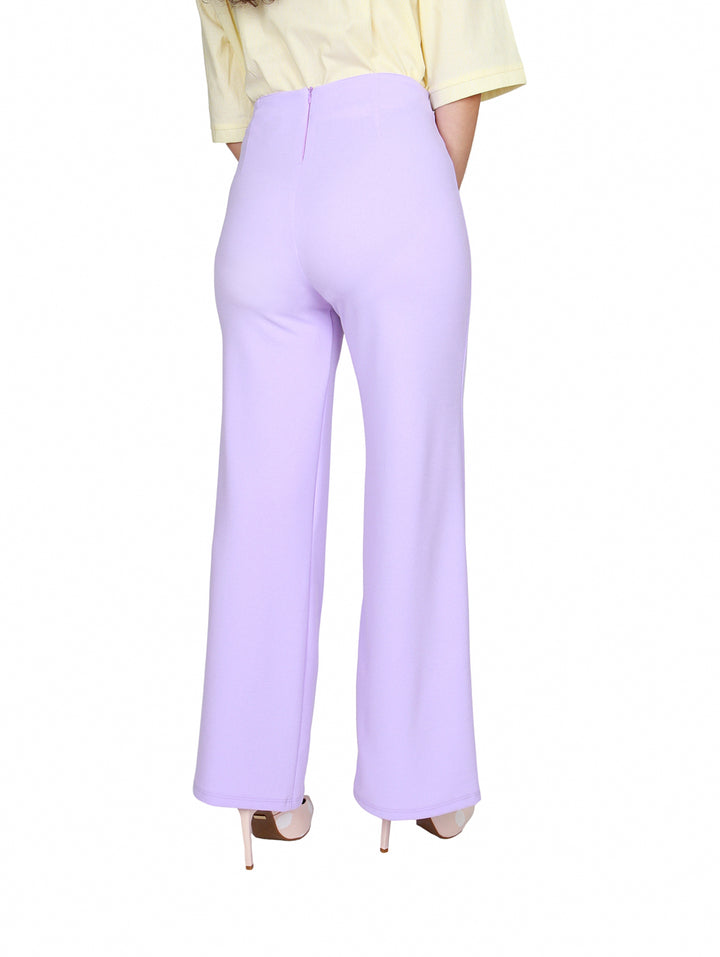 Pantalón Ancho Frikha Color Lila para Mujer