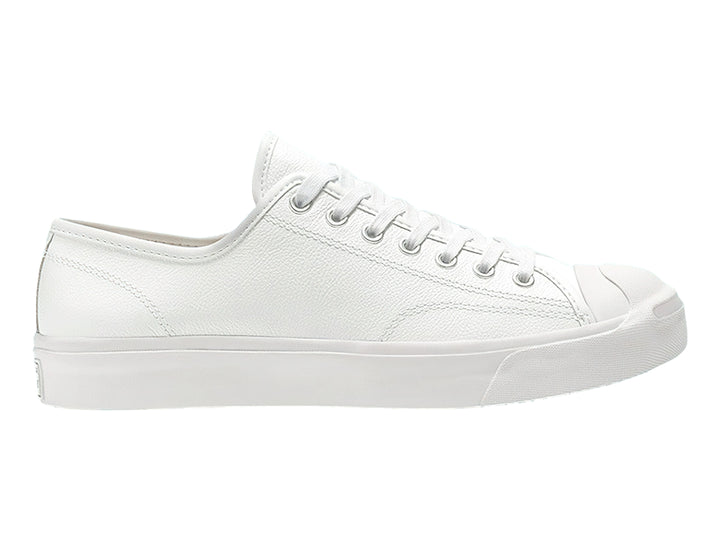Tenis Converse Jack Purcell color blanco, estilo casual y bajo, fabricados en lona.