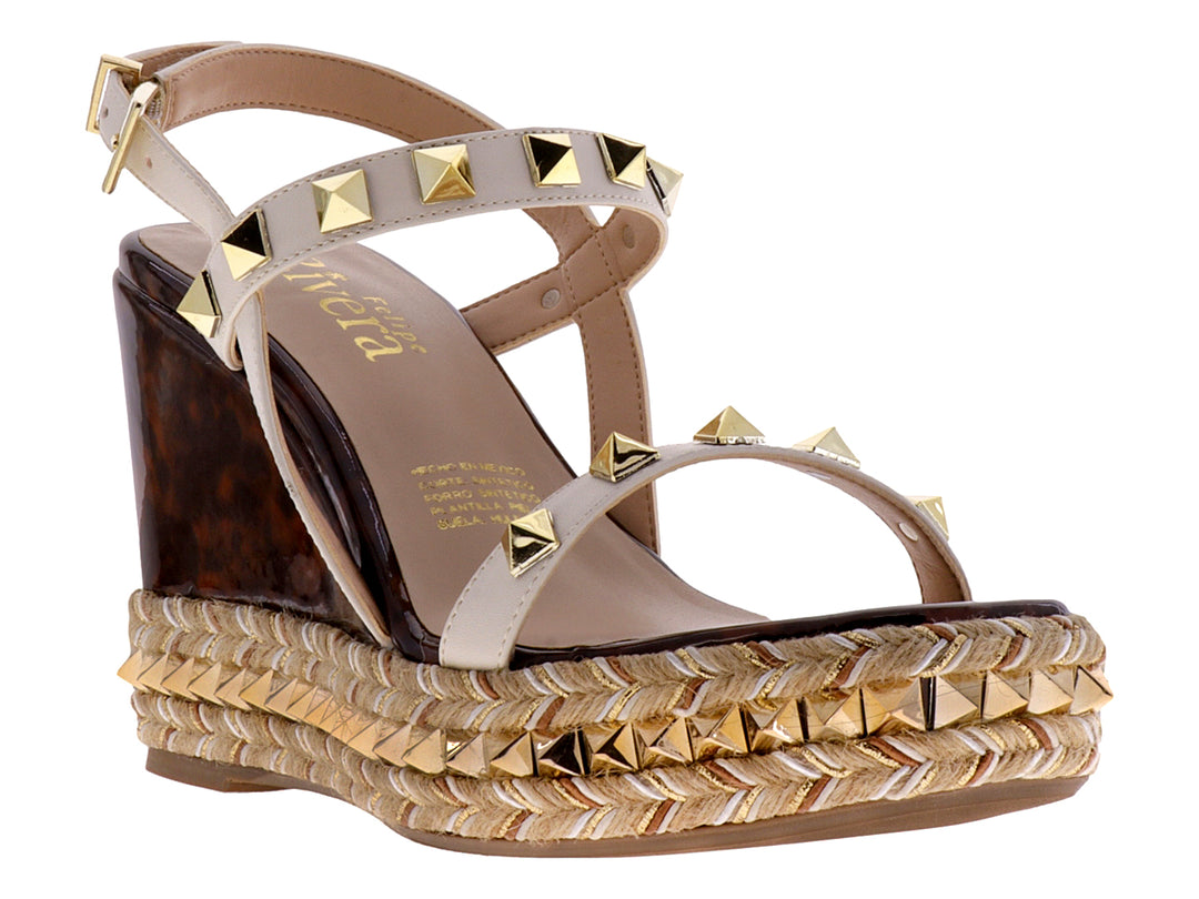 Sandalias Felipe Rivera Color Latte para Mujer