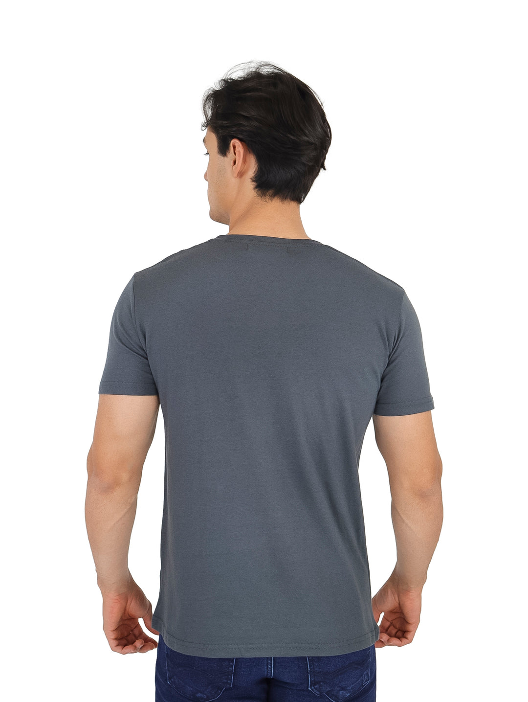 Playera Authentic Lyon Cuello Redondo Color Oxford para Hombre