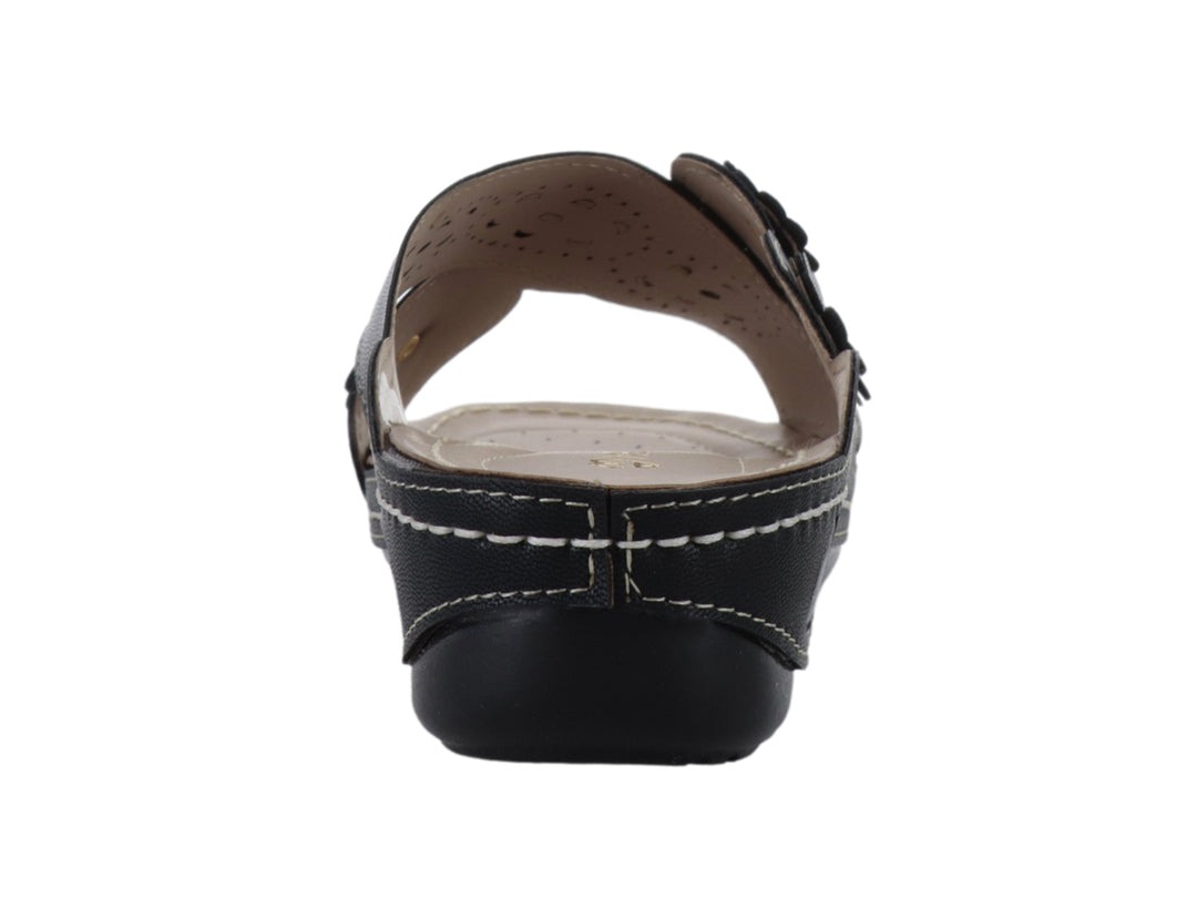Sandalias Plataforma Confort Meli&amp;Ana Color Negro para Mujer