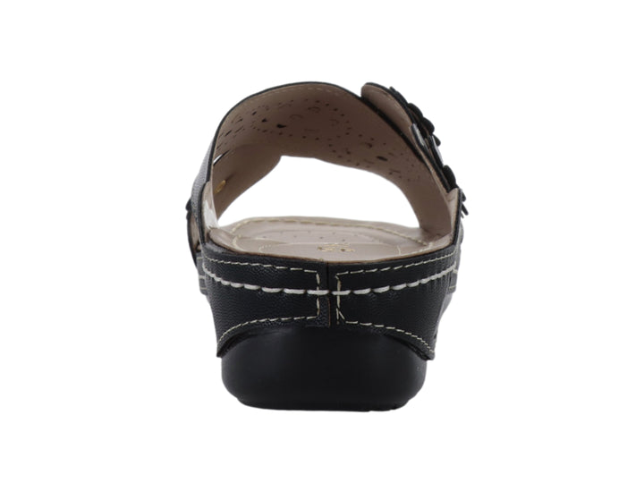 Sandalias Plataforma Confort Meli&amp;Ana Color Negro para Mujer