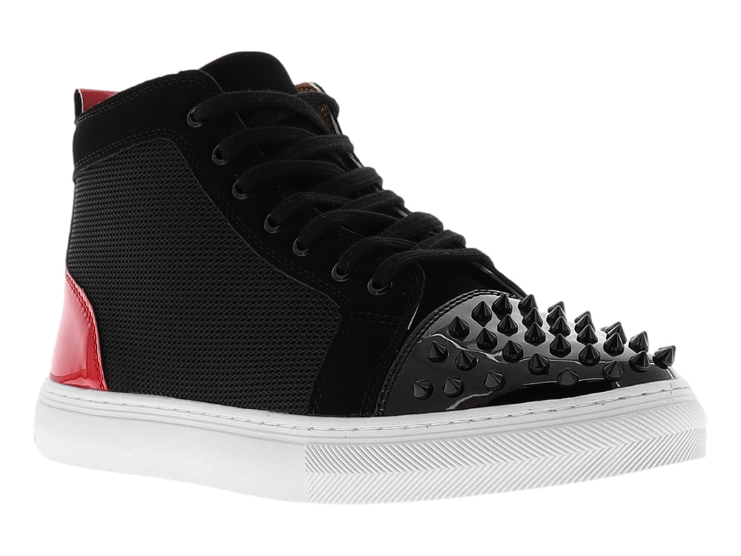 Tenis Platini Negros Estilo Bota para Hombre