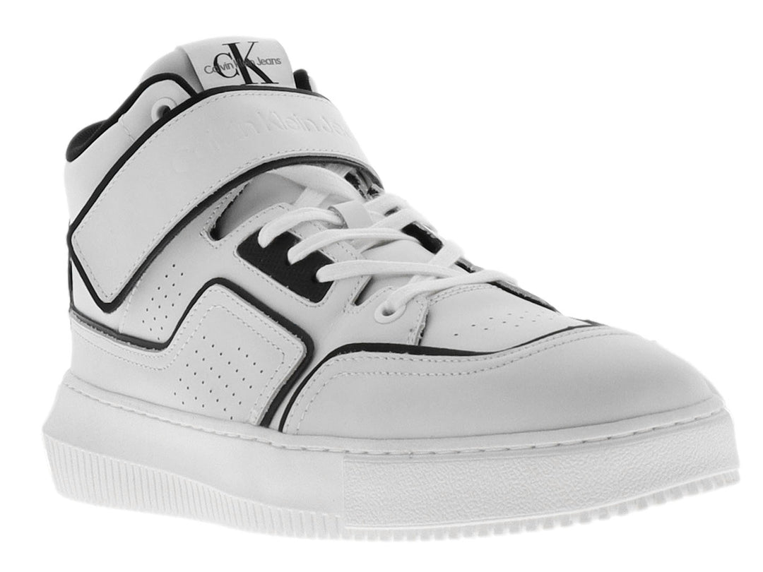 Tenis Calvin Klein Seamus 8 Blancos y Negros para Hombre