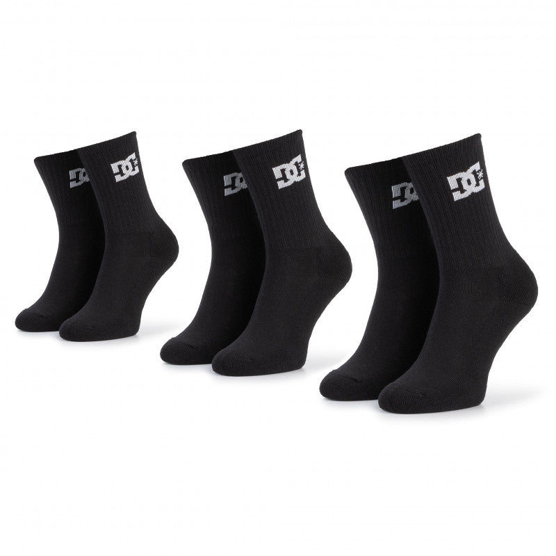 Calcetines DC Shoes Crew Pack 3 Pares Color Negro