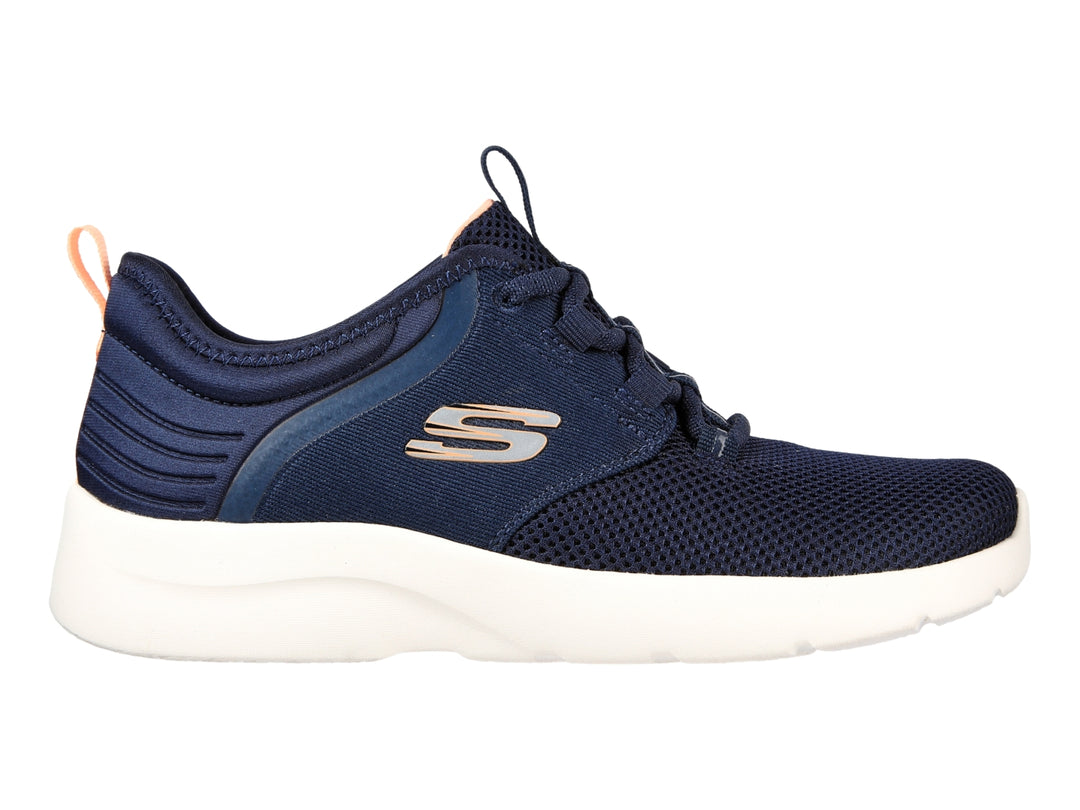 Tenis Skechers Sport Azul Marino y Coral para Mujer