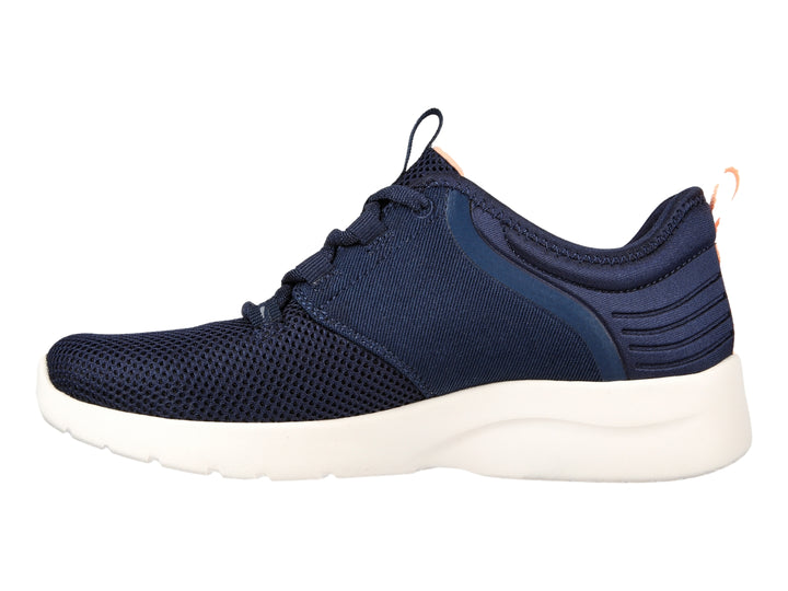 Tenis Skechers Sport Azul Marino y Coral para Mujer