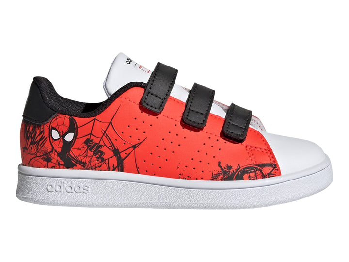 Tenis Adidas Advantage Spider-Man Rojo para Niño