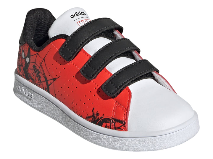 Tenis Adidas Advantage Spider-Man Rojo para Niño