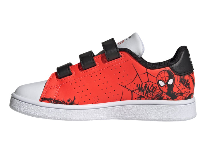 Tenis Adidas Advantage Spider-Man Rojo para Niño