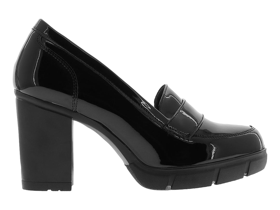 Zapatillas Green Love de Charol Negro para Mujer
