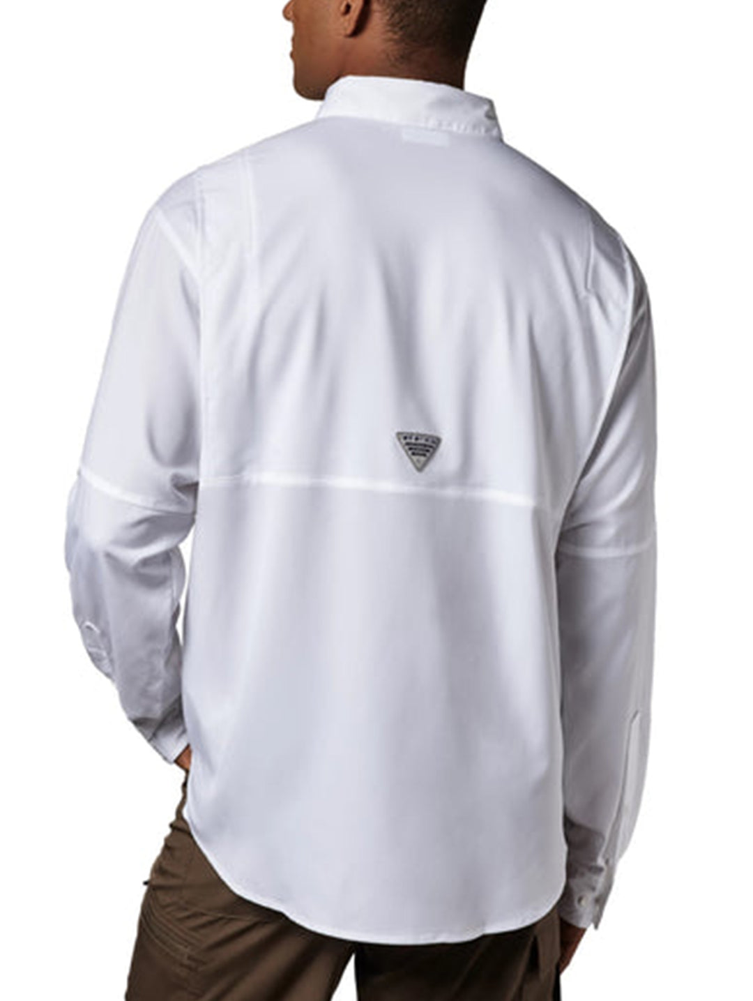 Camisa Columbia Tamiami II Manga Larga Blanca para Hombre