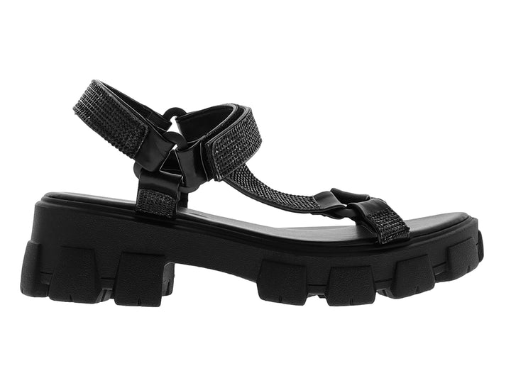 Sandalias Gladiador Furor Negro para Mujer