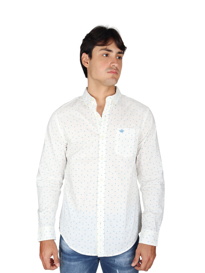 Camisa Dockers Comfort Flex Blanca para Hombre