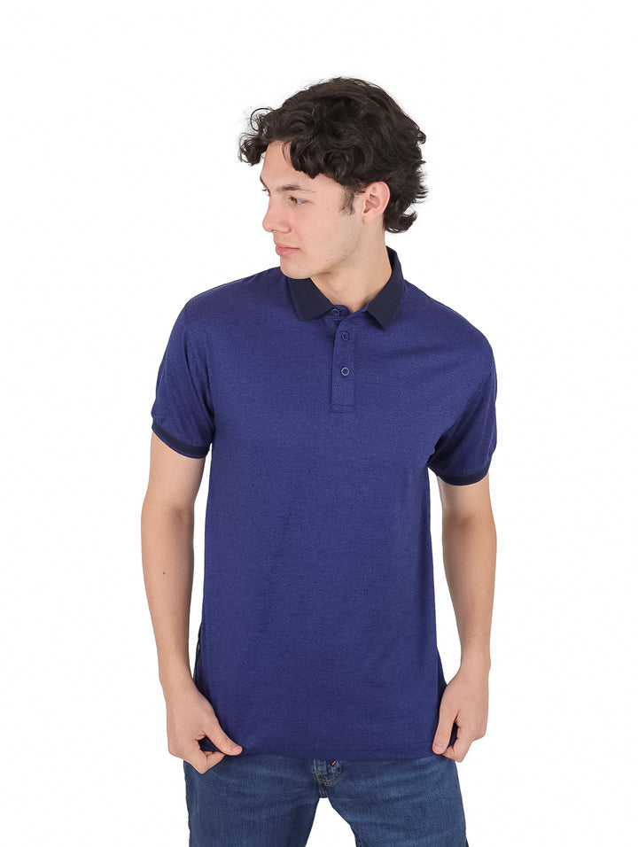 Playera Polo Vertical Eagle Azul Marino para Hombre