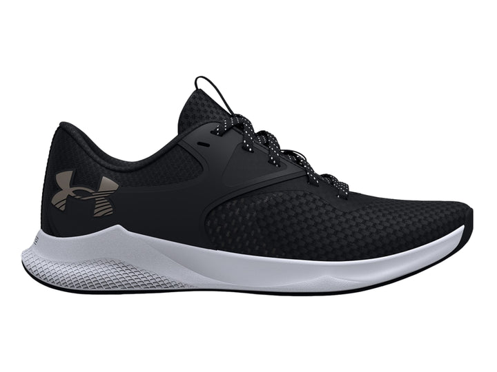 Tenis Under Armour Charged Aurora 2 Negro y Plata para Mujer