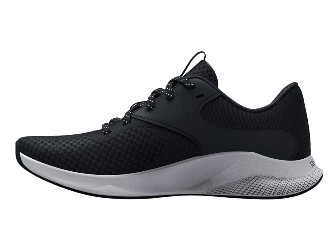Tenis Under Armour Charged Aurora 2 Negro y Plata para Mujer
