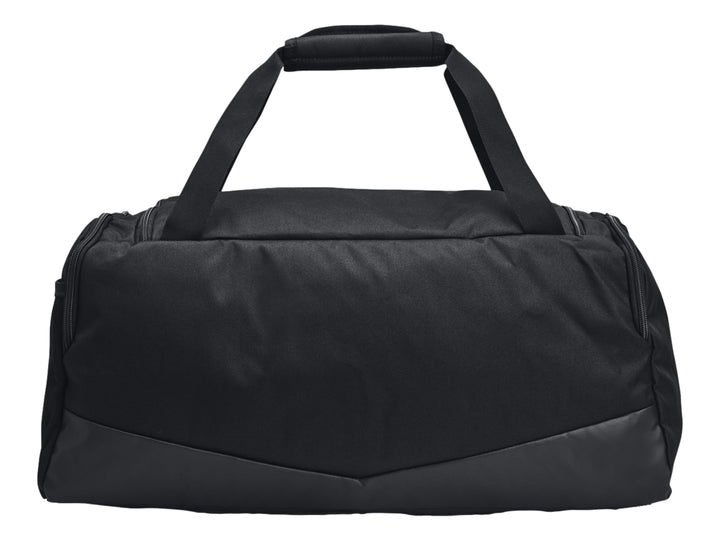 Bolsa de deporte Under Armour Undeniable 5.0 en color negro con logotipo blanco y correa ajustable.