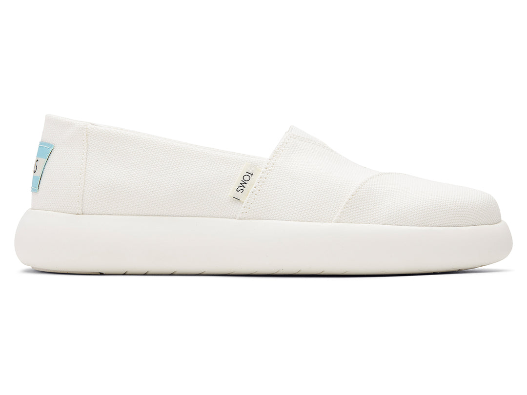 Zapatos Alpargatas TOMS Blancos para Mujer