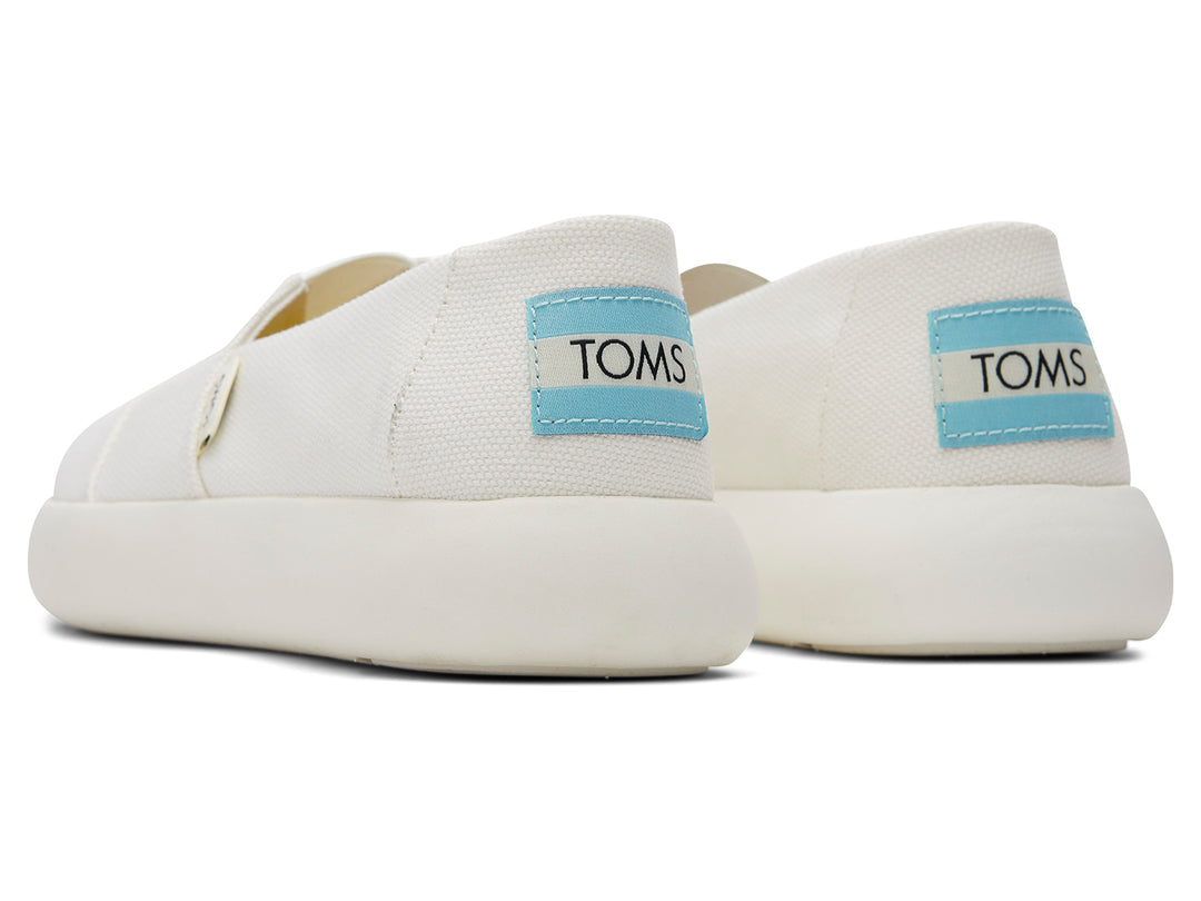 Zapatos Alpargatas TOMS Blancos para Mujer