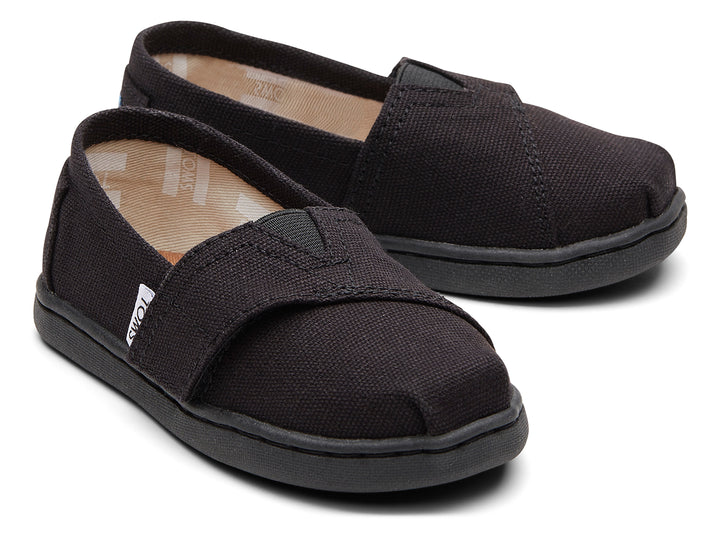 Zapatos TOMS Negros de Lona para Niño