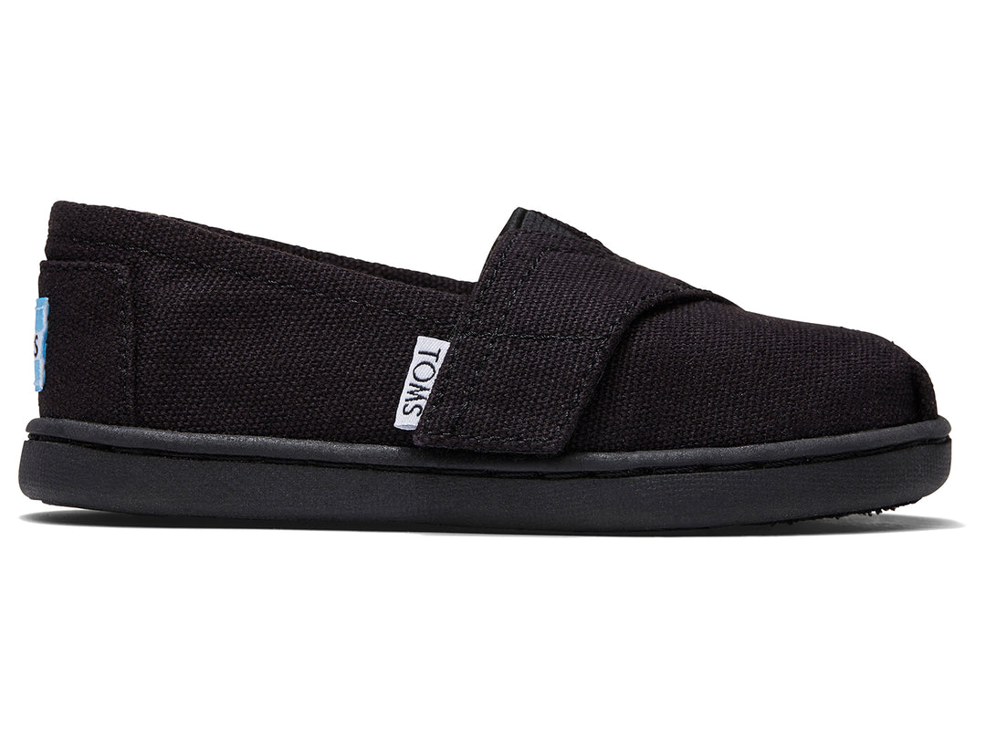 Zapatos TOMS Negros de Lona para Niño