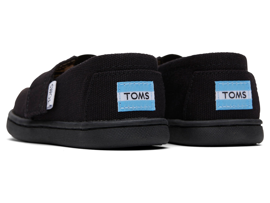 Zapatos TOMS Negros de Lona para Niño