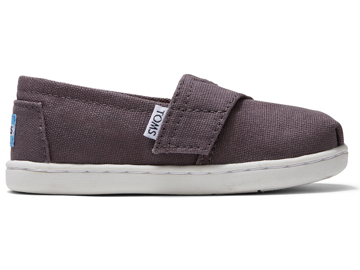 Zapatos TOMS de Lona Gris para Niño