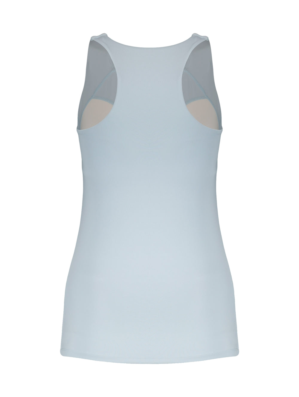 Camiseta deportiva sin mangas marca Charly en color azul claro para mujer.