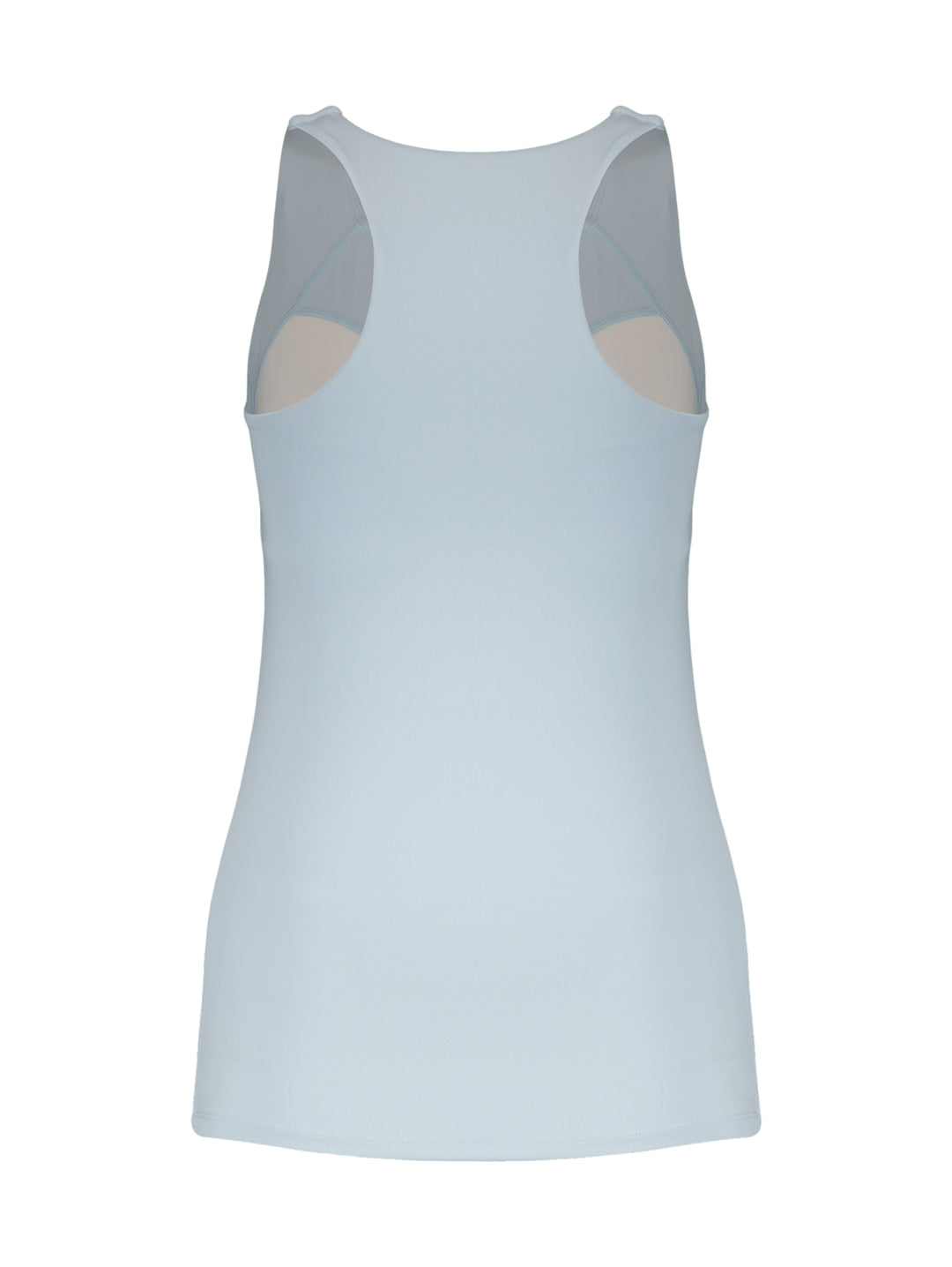 Camiseta deportiva sin mangas marca Charly en color azul claro para mujer.