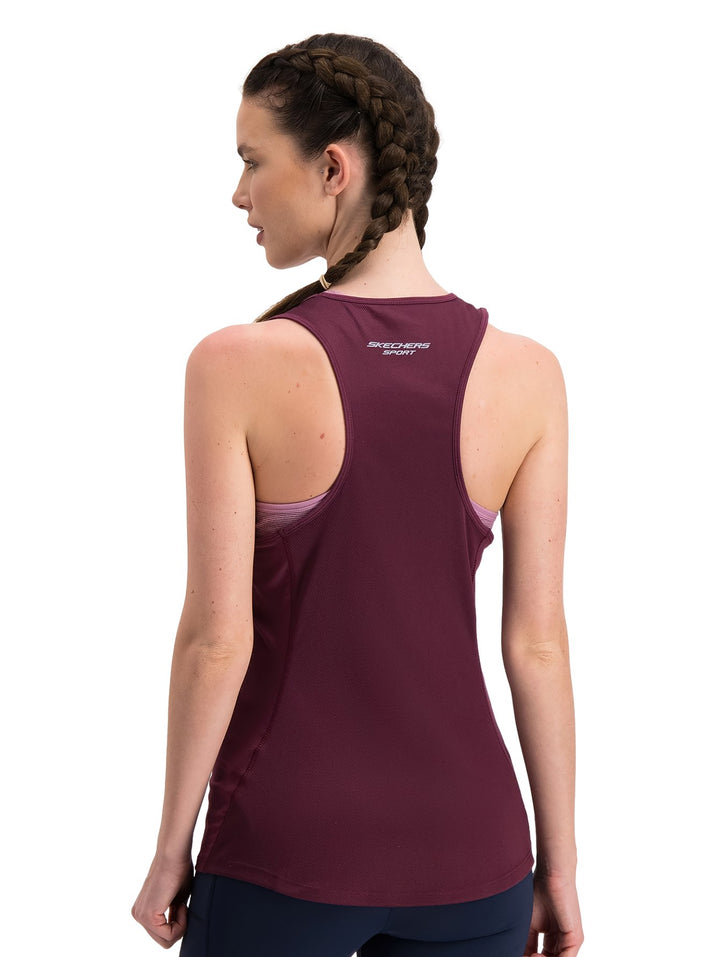 Playera sin Mangas Skechers Violeta para Mujer