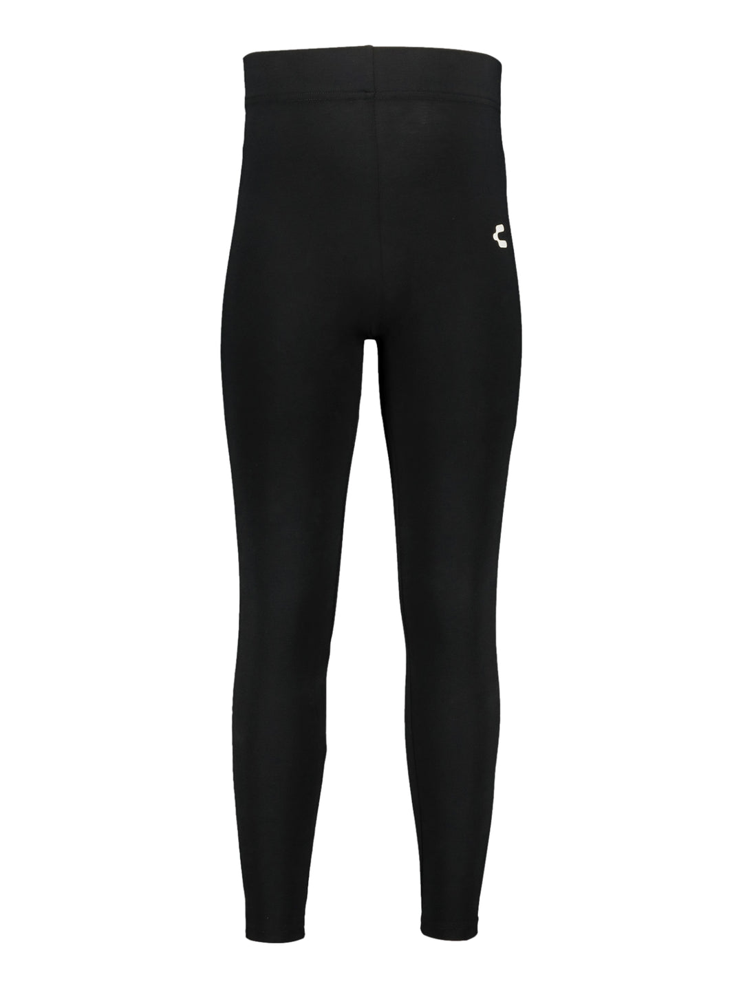 Leggings deportivos de color negro marca Charly con ajuste ceñido al cuerpo.