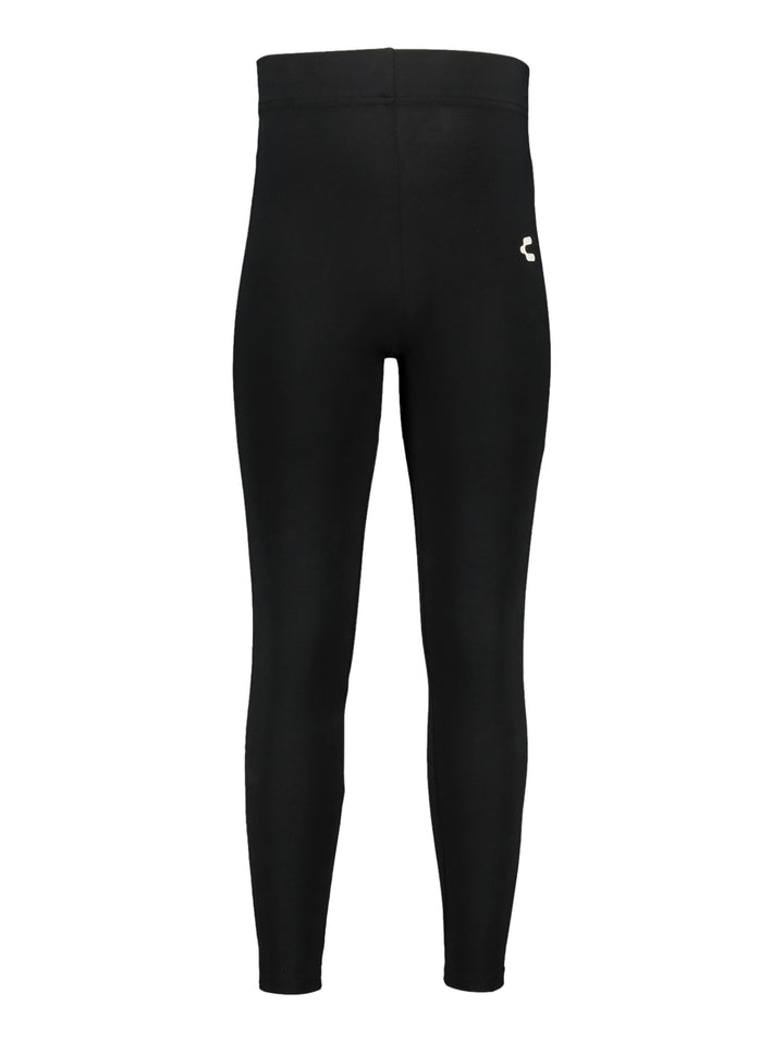 Leggings deportivos de color negro marca Charly con ajuste ceñido al cuerpo.