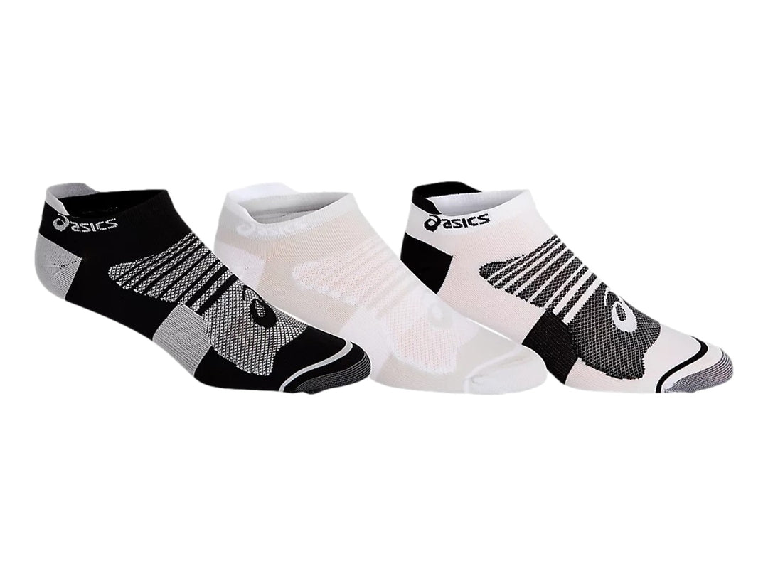 Calcetines ASICS Quick Lyte Pack 3 Blanco y Negro para Hombre