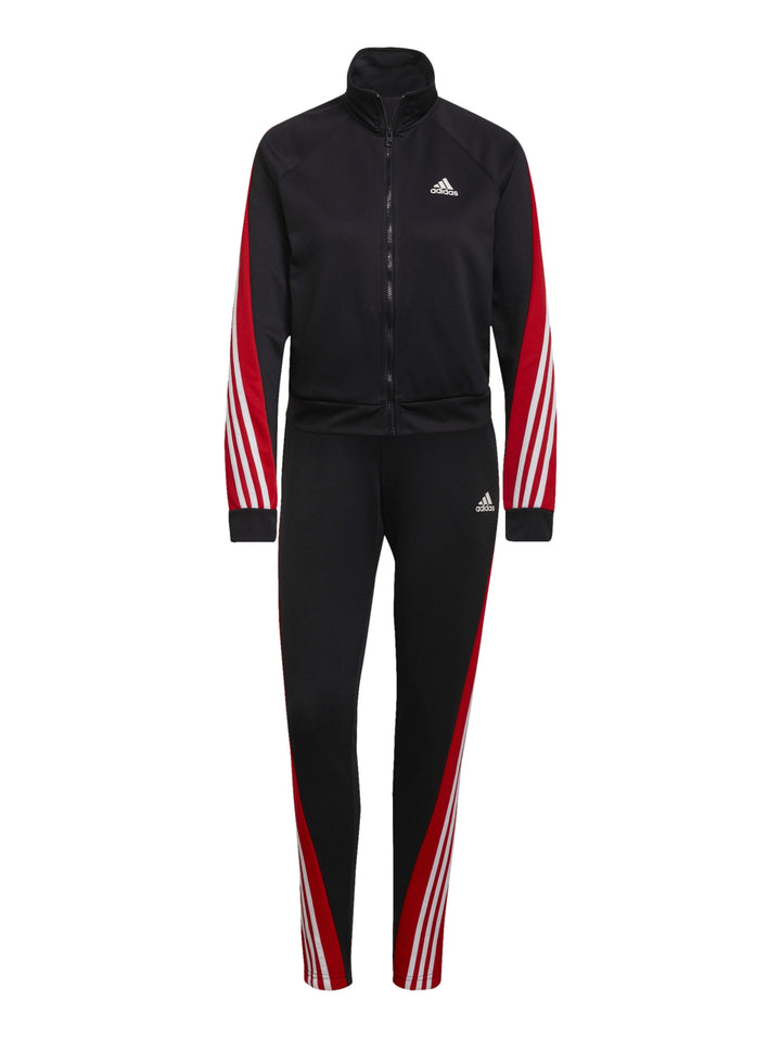 Conjunto Deportivo Adidas Negro y Rojo para Mujer