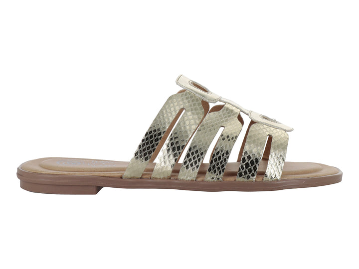 Sandalias Luna Rosa Dorado para Mujer